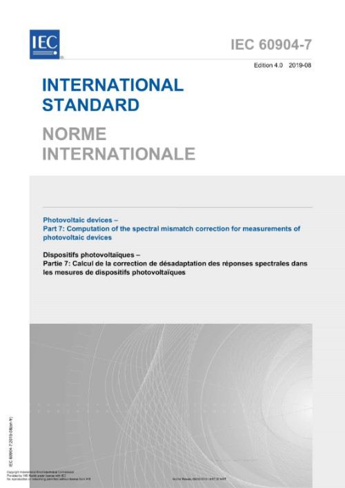 IEC 60904-7:2019