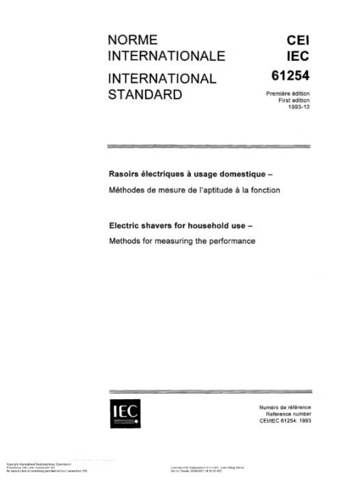 IEC 61254:1993
