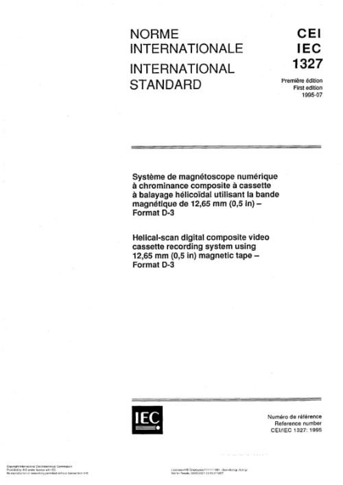 IEC 61327:1995