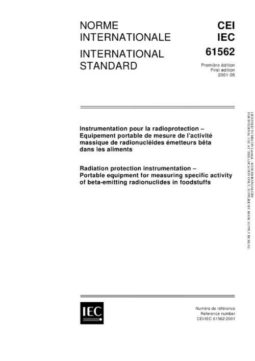 IEC 61562:2001