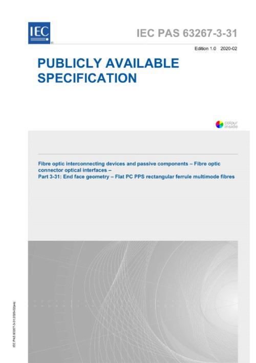 IEC PAS 63267-3-31:2020
