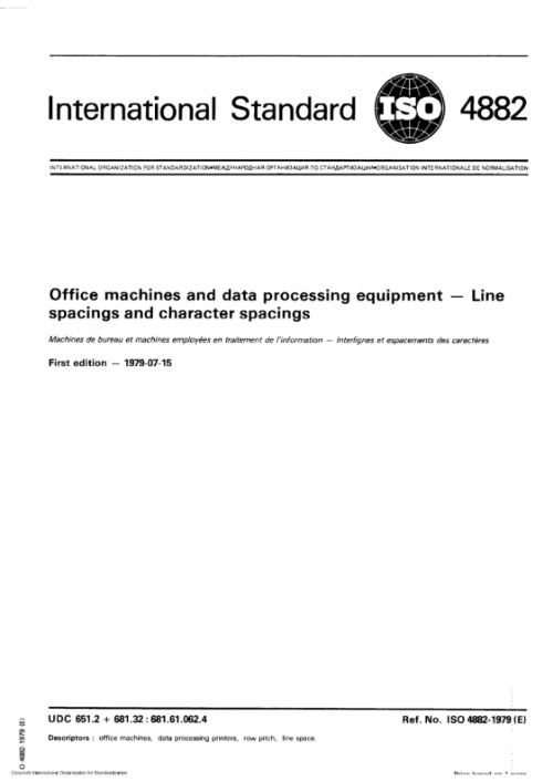 ISO 4882:1979