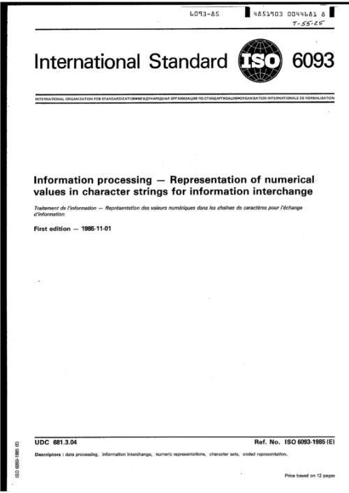 ISO 6093:1985