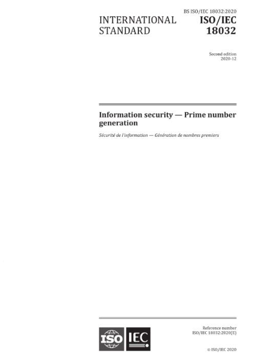 ISO/IEC 18032:2020