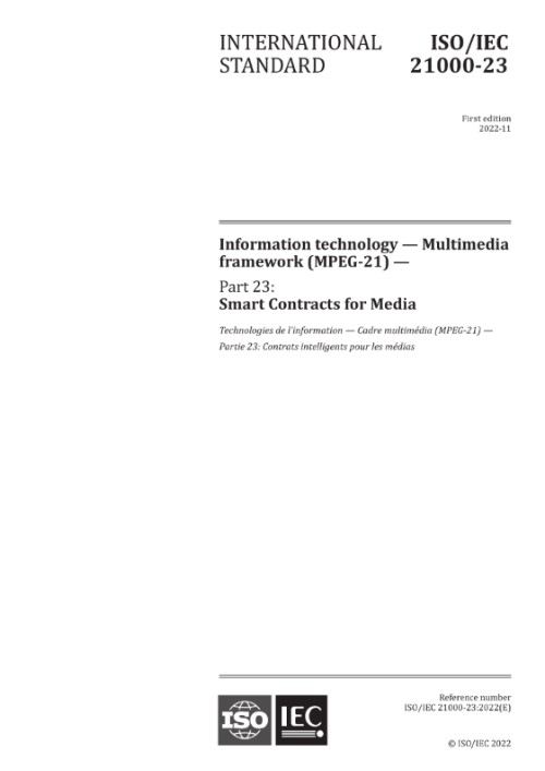 ISO/IEC 21000-23:2022