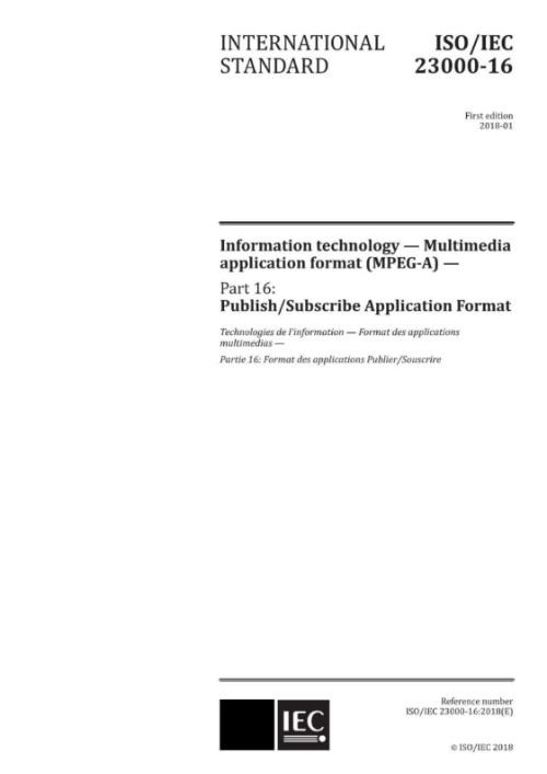 ISO/IEC 23000-16:2018