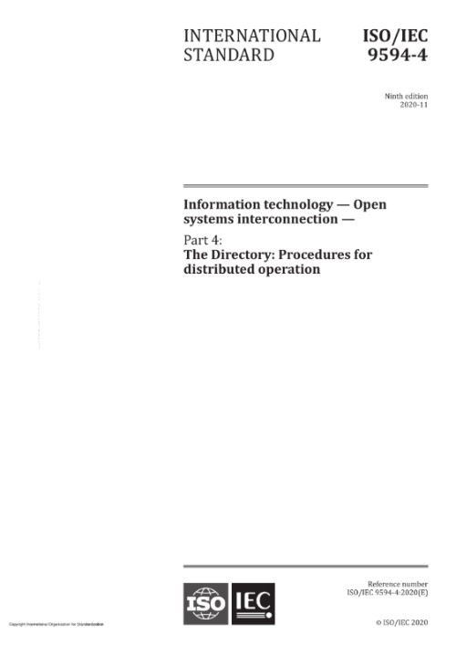ISO/IEC 9594-4:2020