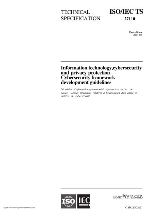 ISO/IEC TS 27110:2021