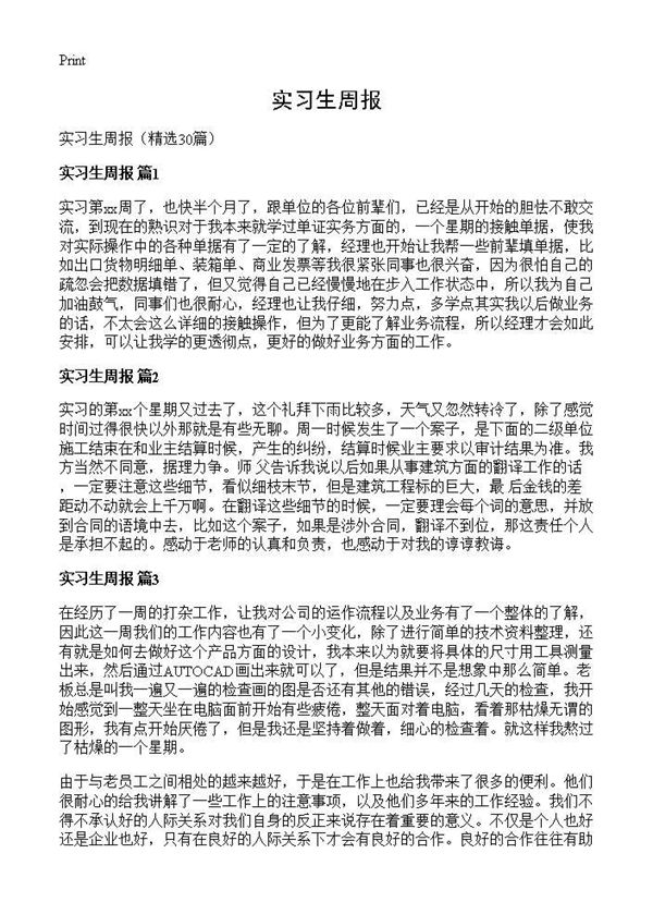 实习生周报 (共10页)