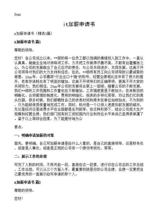 it加薪申请书 (共5页)