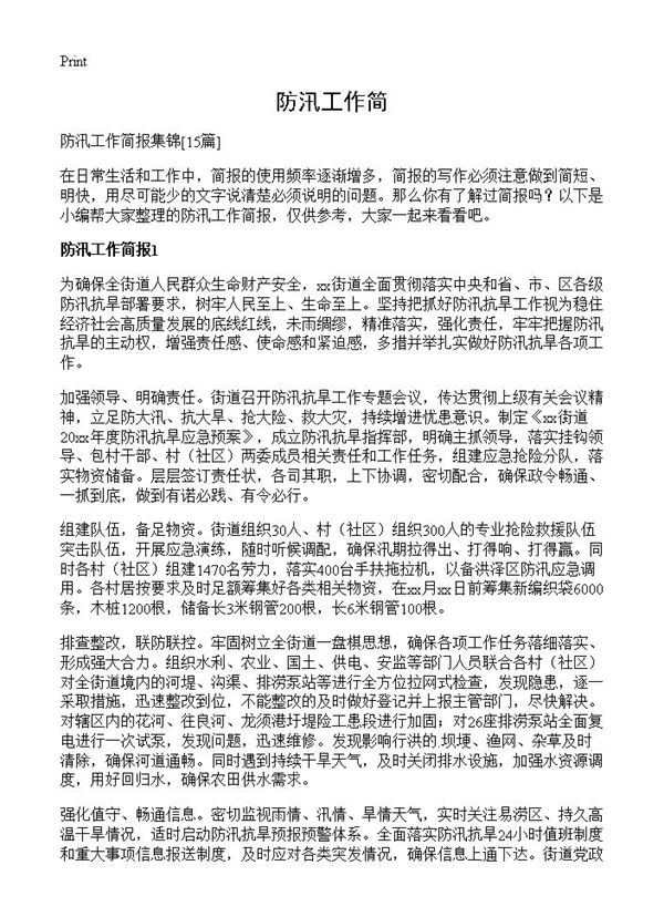防汛工作简 (共9页)